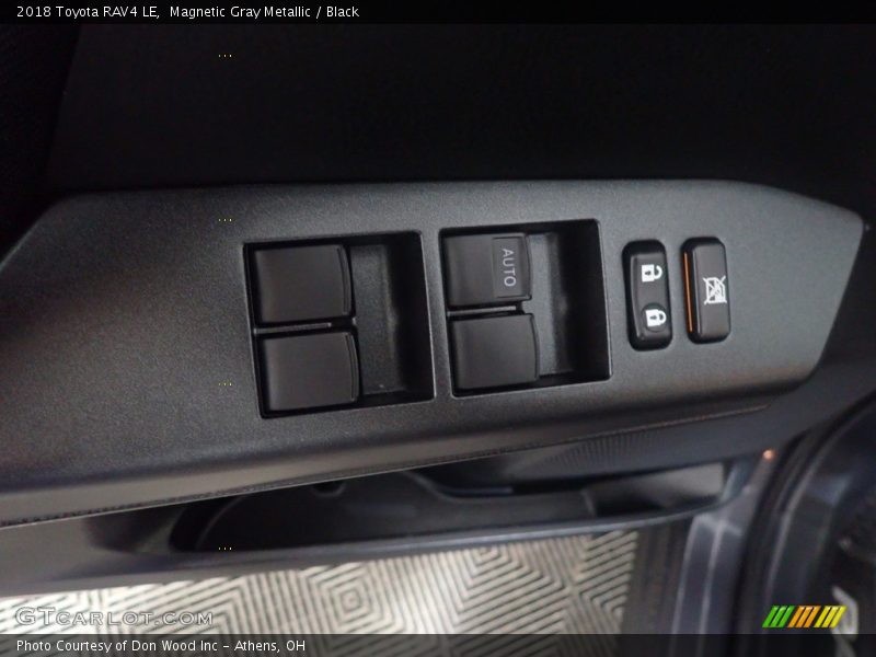 Magnetic Gray Metallic / Black 2018 Toyota RAV4 LE
