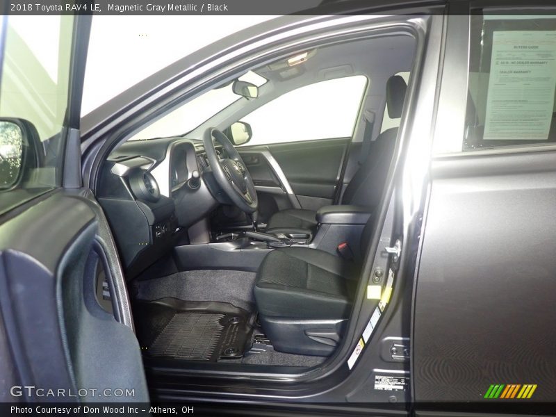 Magnetic Gray Metallic / Black 2018 Toyota RAV4 LE