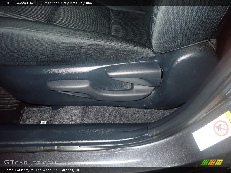 Magnetic Gray Metallic / Black 2018 Toyota RAV4 LE
