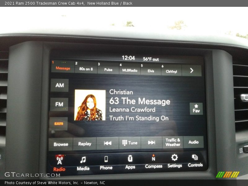 New Holland Blue / Black 2021 Ram 2500 Tradesman Crew Cab 4x4