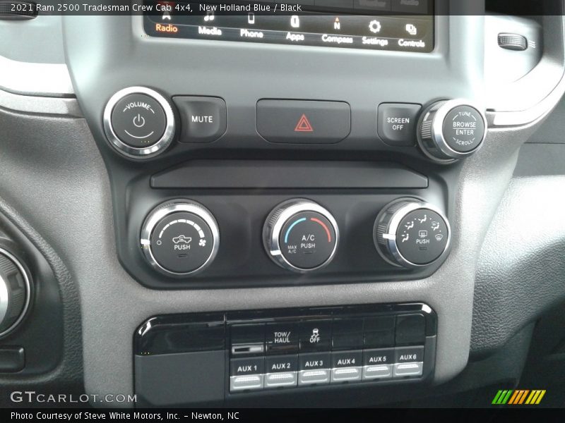Controls of 2021 2500 Tradesman Crew Cab 4x4