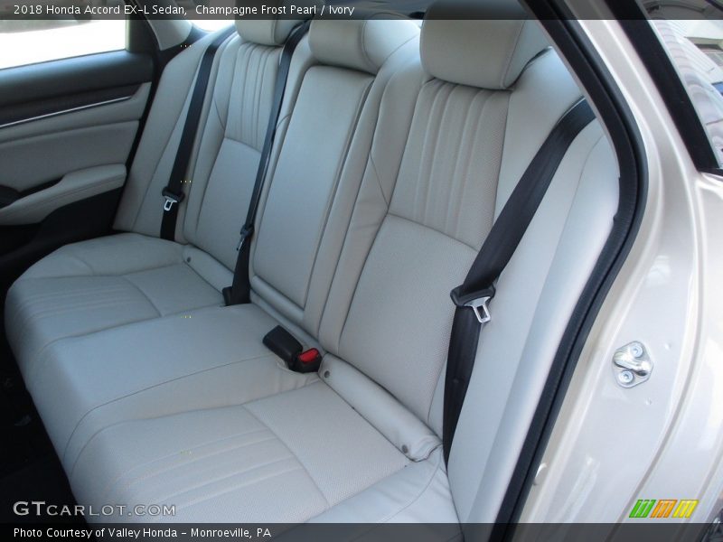 Champagne Frost Pearl / Ivory 2018 Honda Accord EX-L Sedan