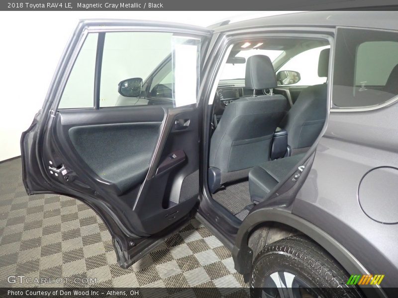 Magnetic Gray Metallic / Black 2018 Toyota RAV4 LE