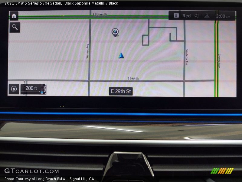 Black Sapphire Metallic / Black 2021 BMW 5 Series 530e Sedan