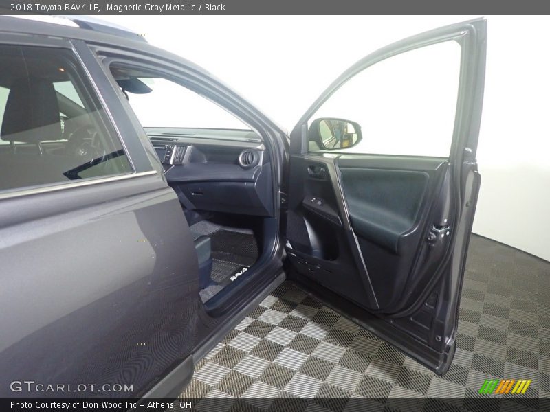 Magnetic Gray Metallic / Black 2018 Toyota RAV4 LE