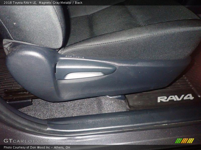 Magnetic Gray Metallic / Black 2018 Toyota RAV4 LE