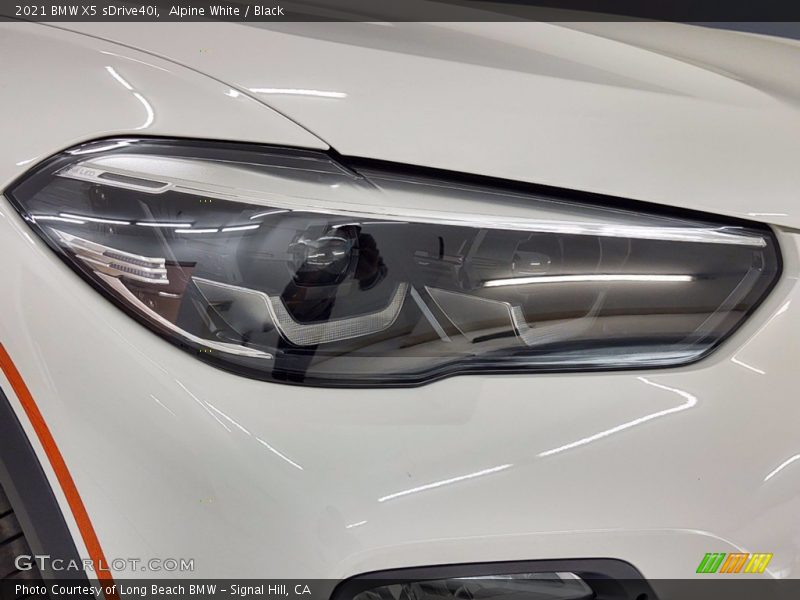 Alpine White / Black 2021 BMW X5 sDrive40i