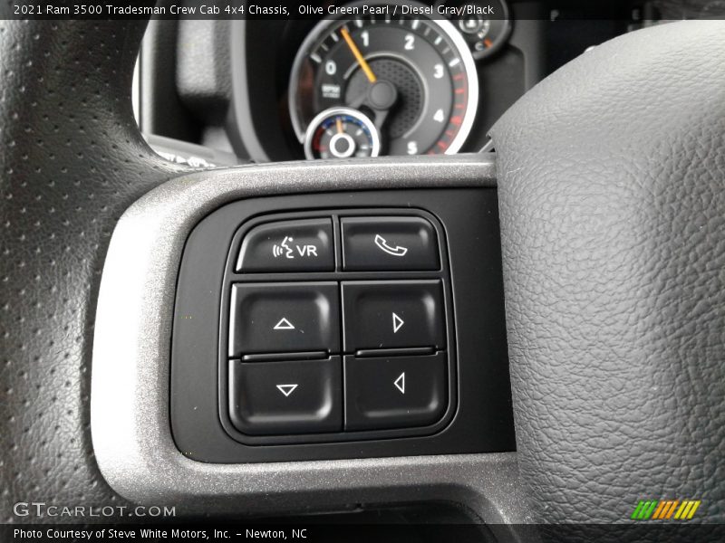  2021 3500 Tradesman Crew Cab 4x4 Chassis Steering Wheel