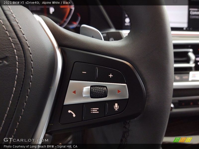 Alpine White / Black 2021 BMW X5 sDrive40i