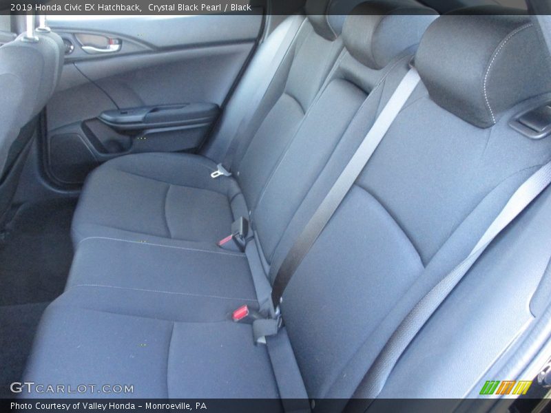 Crystal Black Pearl / Black 2019 Honda Civic EX Hatchback