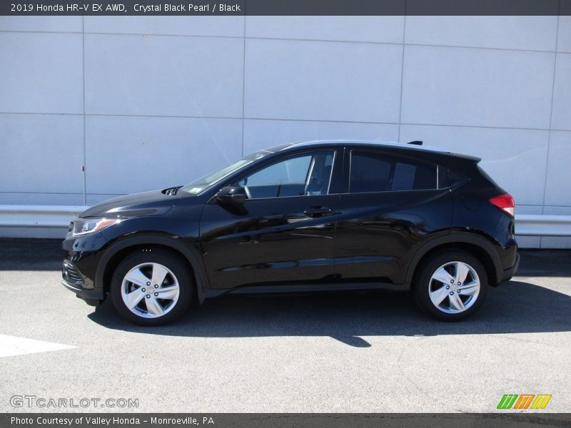 Crystal Black Pearl / Black 2019 Honda HR-V EX AWD