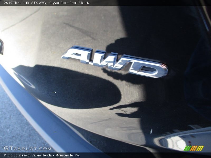 Crystal Black Pearl / Black 2019 Honda HR-V EX AWD