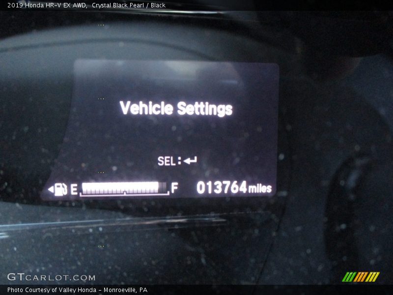 Crystal Black Pearl / Black 2019 Honda HR-V EX AWD