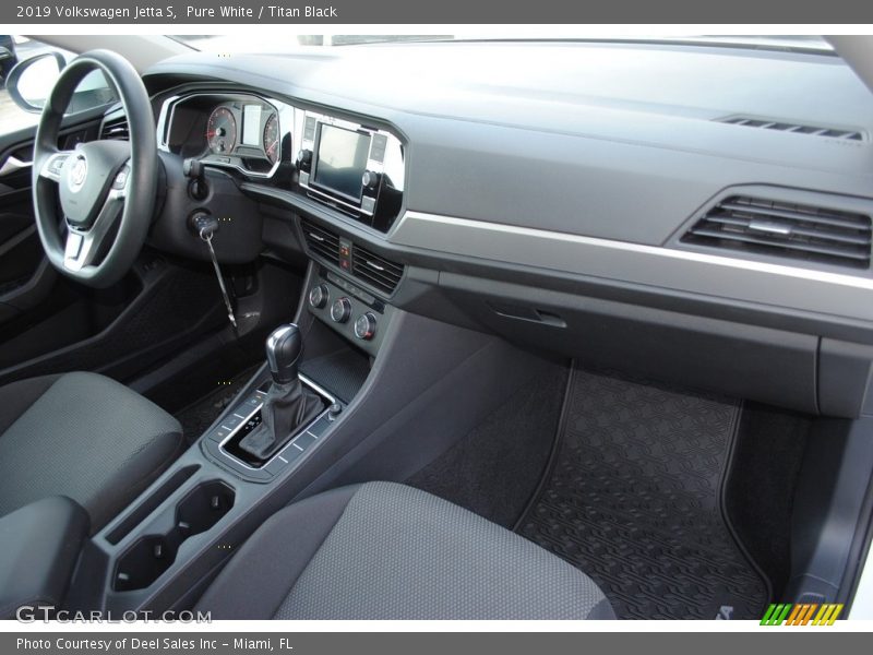 Pure White / Titan Black 2019 Volkswagen Jetta S