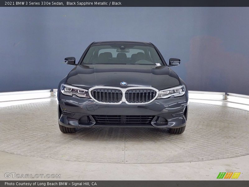 Black Sapphire Metallic / Black 2021 BMW 3 Series 330e Sedan