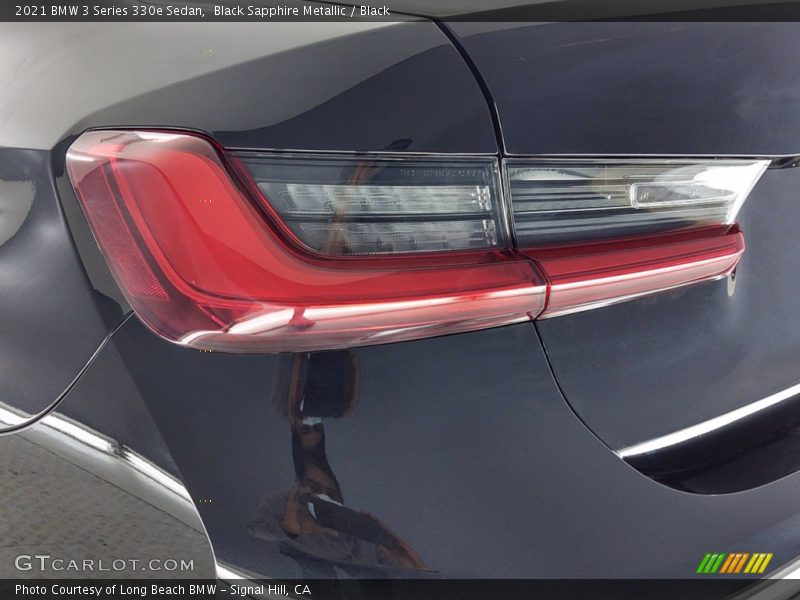 Black Sapphire Metallic / Black 2021 BMW 3 Series 330e Sedan
