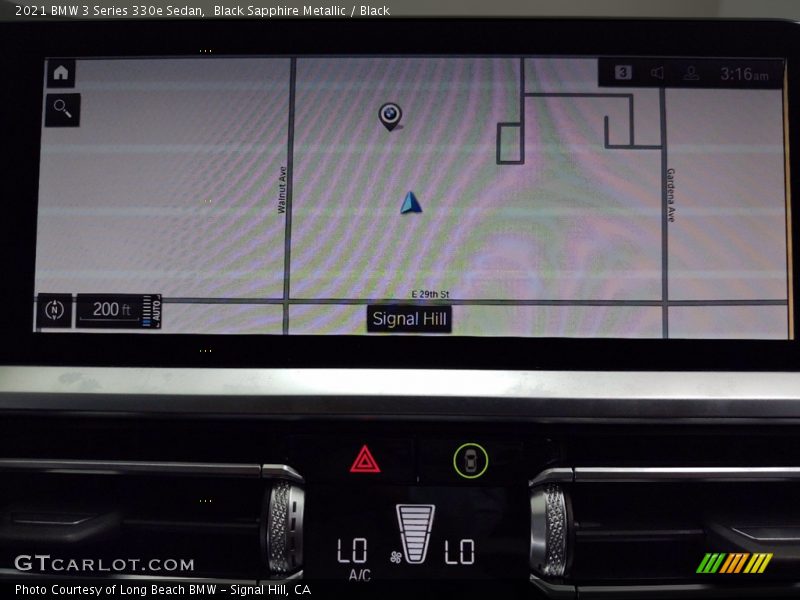 Black Sapphire Metallic / Black 2021 BMW 3 Series 330e Sedan