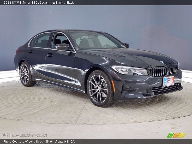Jet Black / Black 2021 BMW 3 Series 330e Sedan