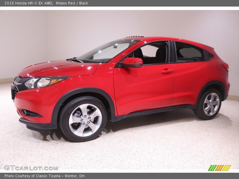 Milano Red / Black 2016 Honda HR-V EX AWD
