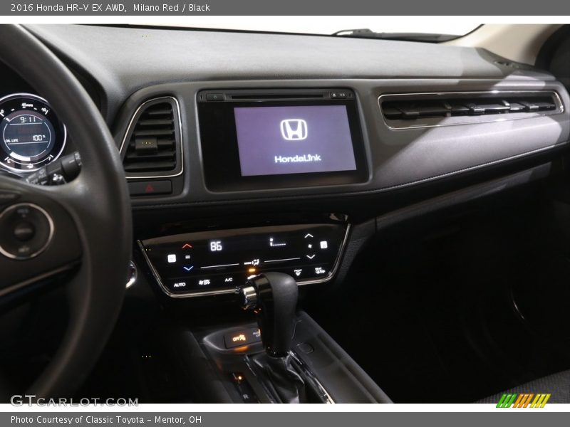 Milano Red / Black 2016 Honda HR-V EX AWD