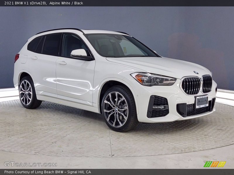 Alpine White / Black 2021 BMW X1 sDrive28i