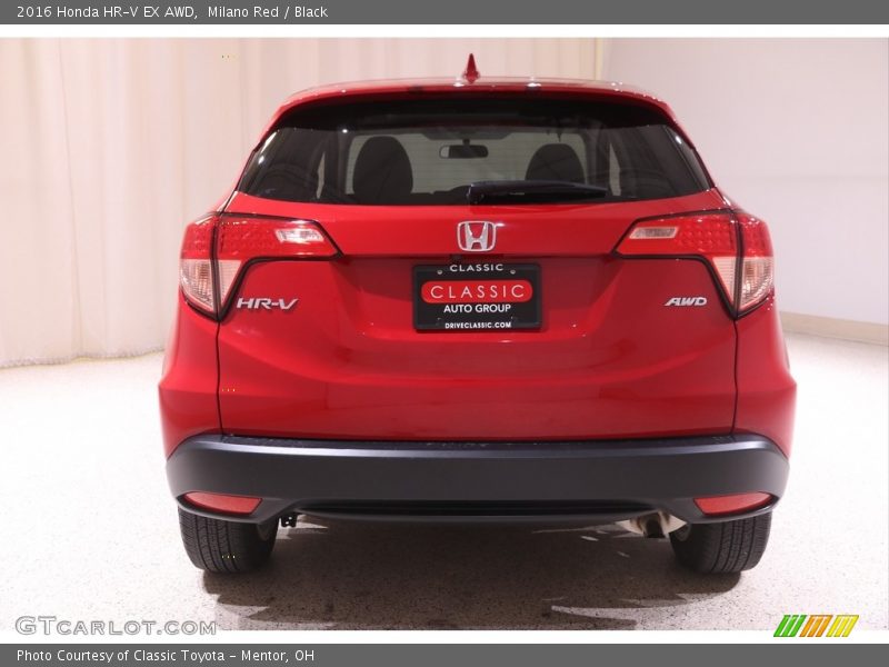 Milano Red / Black 2016 Honda HR-V EX AWD