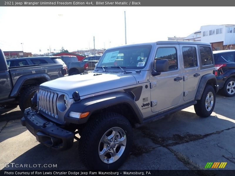 Billet Silver Metallic / Black 2021 Jeep Wrangler Unlimited Freedom Edition 4x4