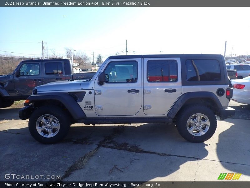 Billet Silver Metallic / Black 2021 Jeep Wrangler Unlimited Freedom Edition 4x4