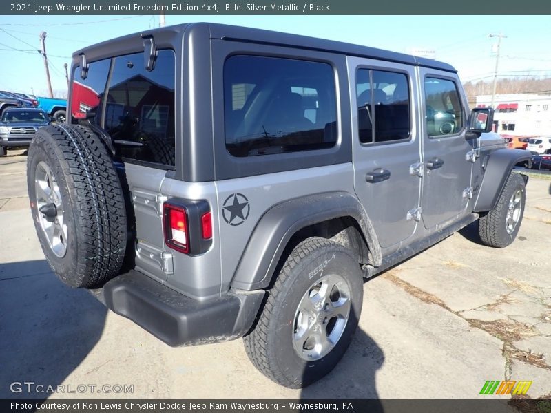 Billet Silver Metallic / Black 2021 Jeep Wrangler Unlimited Freedom Edition 4x4