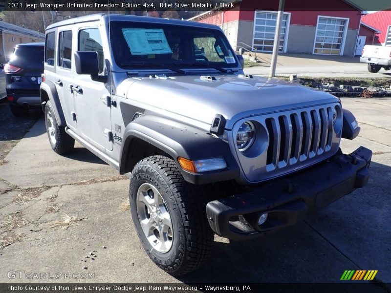 Billet Silver Metallic / Black 2021 Jeep Wrangler Unlimited Freedom Edition 4x4