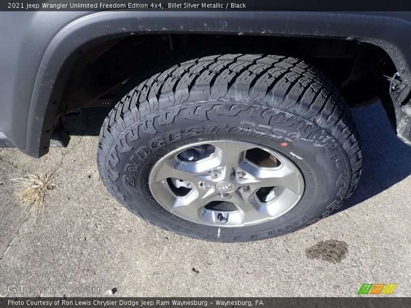Billet Silver Metallic / Black 2021 Jeep Wrangler Unlimited Freedom Edition 4x4