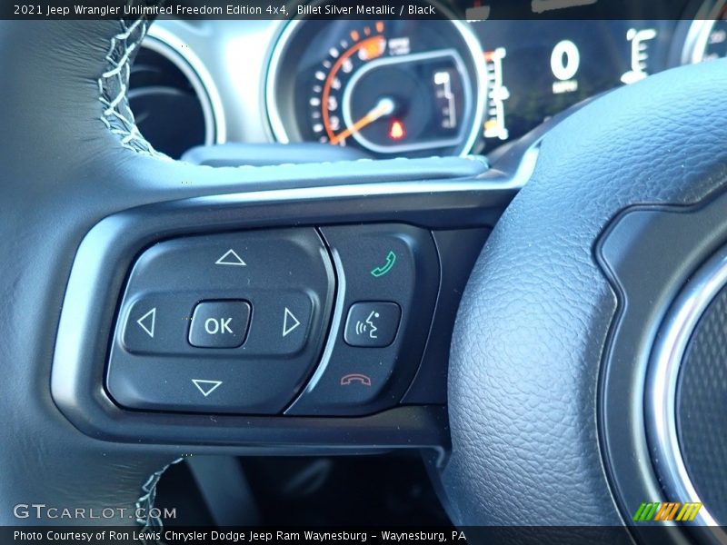 Billet Silver Metallic / Black 2021 Jeep Wrangler Unlimited Freedom Edition 4x4