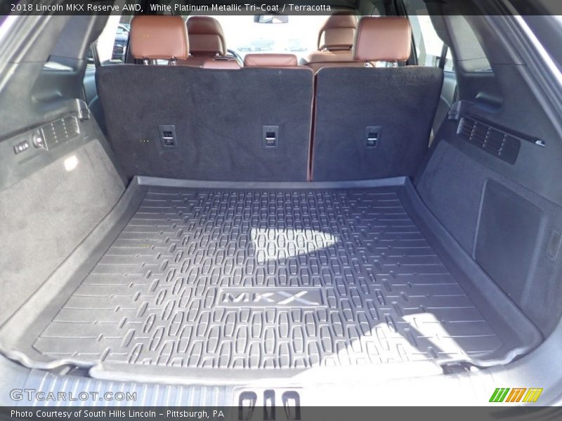 White Platinum Metallic Tri-Coat / Terracotta 2018 Lincoln MKX Reserve AWD