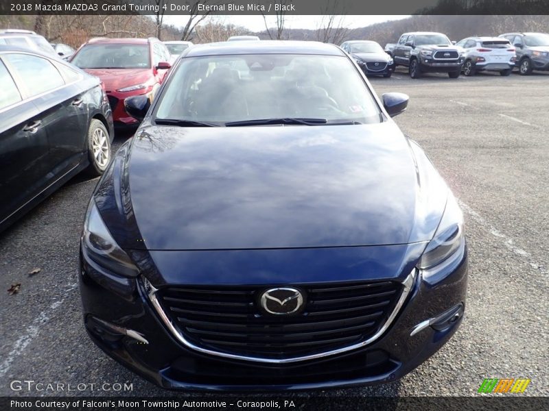 Eternal Blue Mica / Black 2018 Mazda MAZDA3 Grand Touring 4 Door