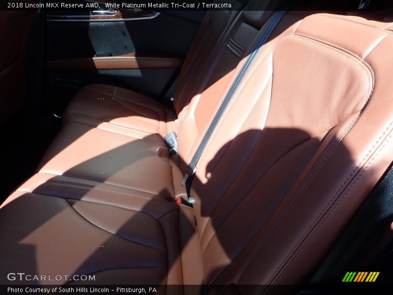 White Platinum Metallic Tri-Coat / Terracotta 2018 Lincoln MKX Reserve AWD