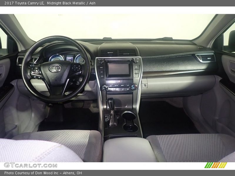 Midnight Black Metallic / Ash 2017 Toyota Camry LE