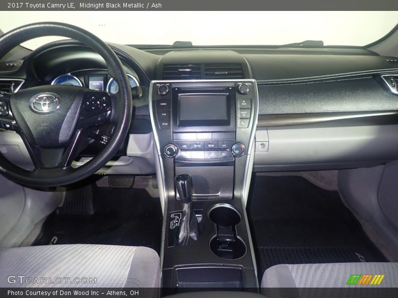Midnight Black Metallic / Ash 2017 Toyota Camry LE