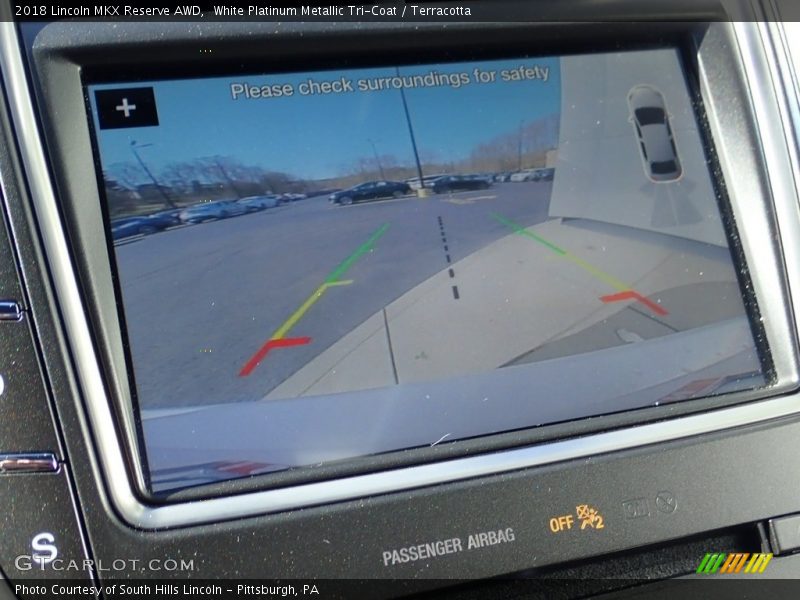 White Platinum Metallic Tri-Coat / Terracotta 2018 Lincoln MKX Reserve AWD