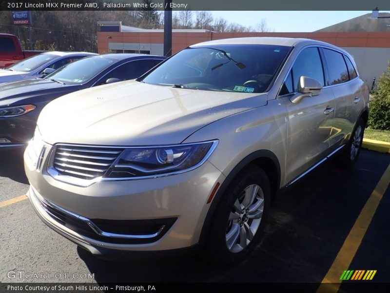 Palladium White Gold / Ebony 2017 Lincoln MKX Premier AWD