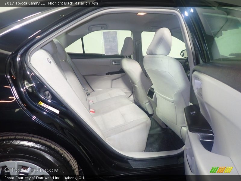 Midnight Black Metallic / Ash 2017 Toyota Camry LE