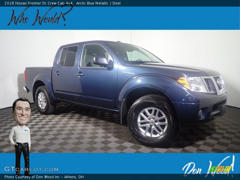 Arctic Blue Metallic / Steel 2018 Nissan Frontier SV Crew Cab 4x4