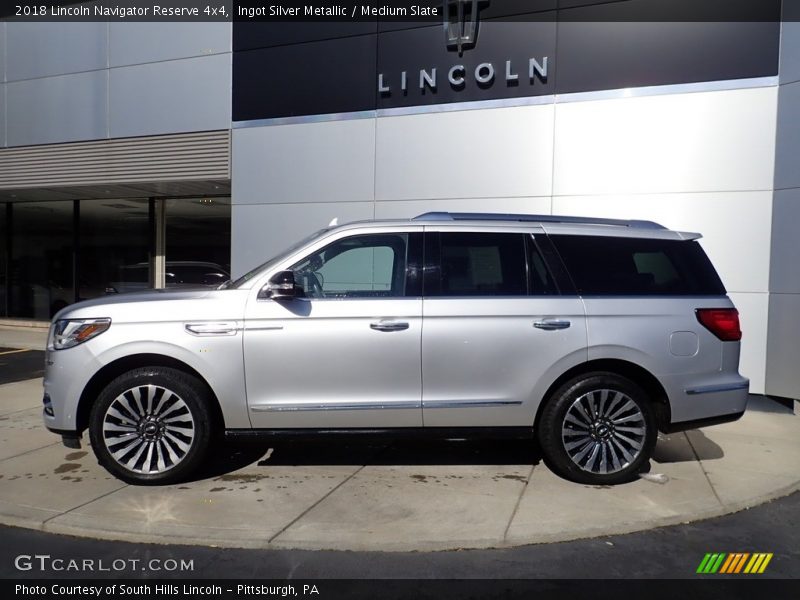  2018 Navigator Reserve 4x4 Ingot Silver Metallic