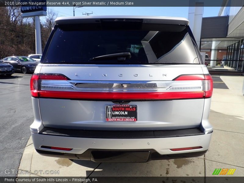 Ingot Silver Metallic / Medium Slate 2018 Lincoln Navigator Reserve 4x4