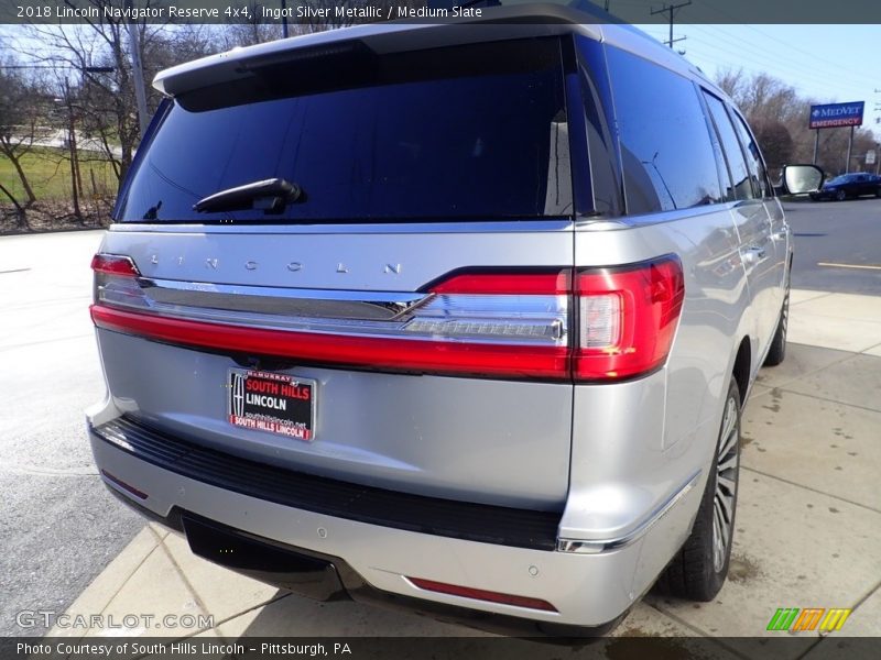 Ingot Silver Metallic / Medium Slate 2018 Lincoln Navigator Reserve 4x4