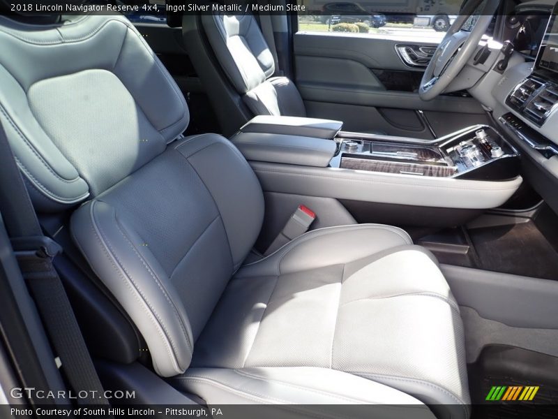 Ingot Silver Metallic / Medium Slate 2018 Lincoln Navigator Reserve 4x4