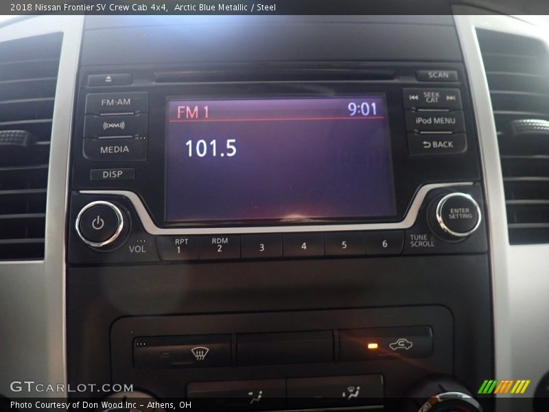 Arctic Blue Metallic / Steel 2018 Nissan Frontier SV Crew Cab 4x4
