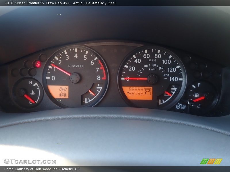 Arctic Blue Metallic / Steel 2018 Nissan Frontier SV Crew Cab 4x4