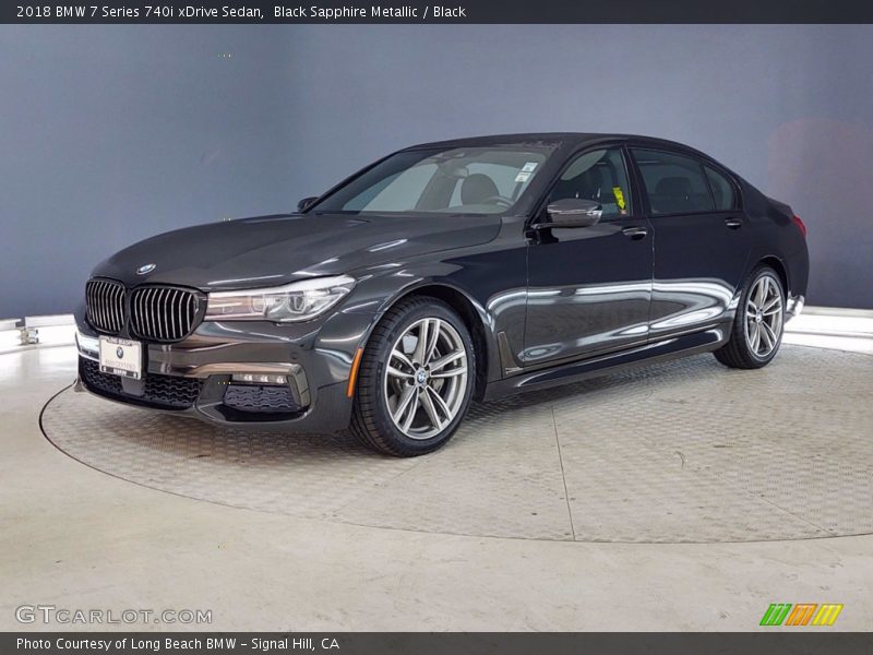 Black Sapphire Metallic / Black 2018 BMW 7 Series 740i xDrive Sedan