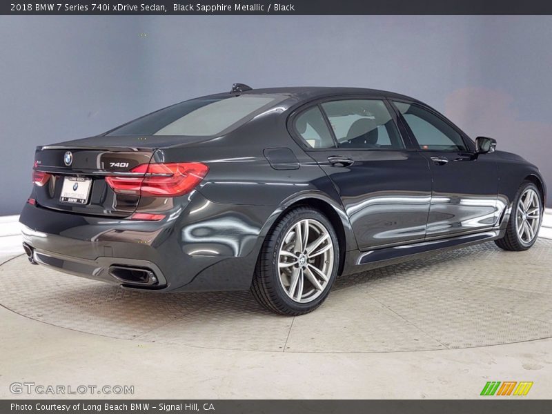 Black Sapphire Metallic / Black 2018 BMW 7 Series 740i xDrive Sedan