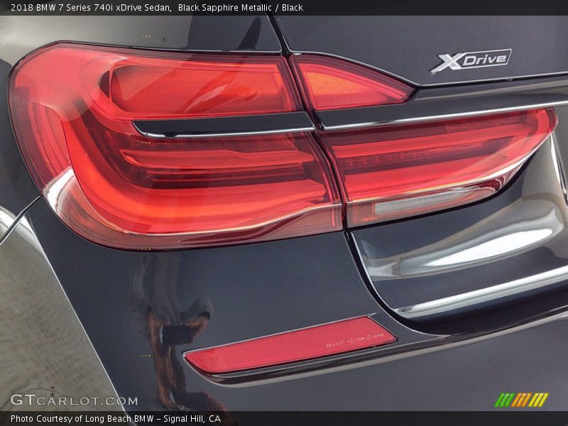 Black Sapphire Metallic / Black 2018 BMW 7 Series 740i xDrive Sedan